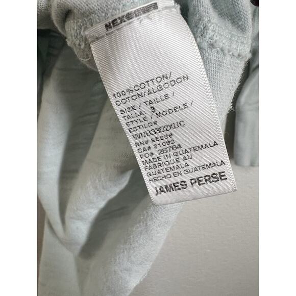 James Perse Womens Cotton Slub California Top Size 3 US Large Blue Waterier - Picture 6 of 6